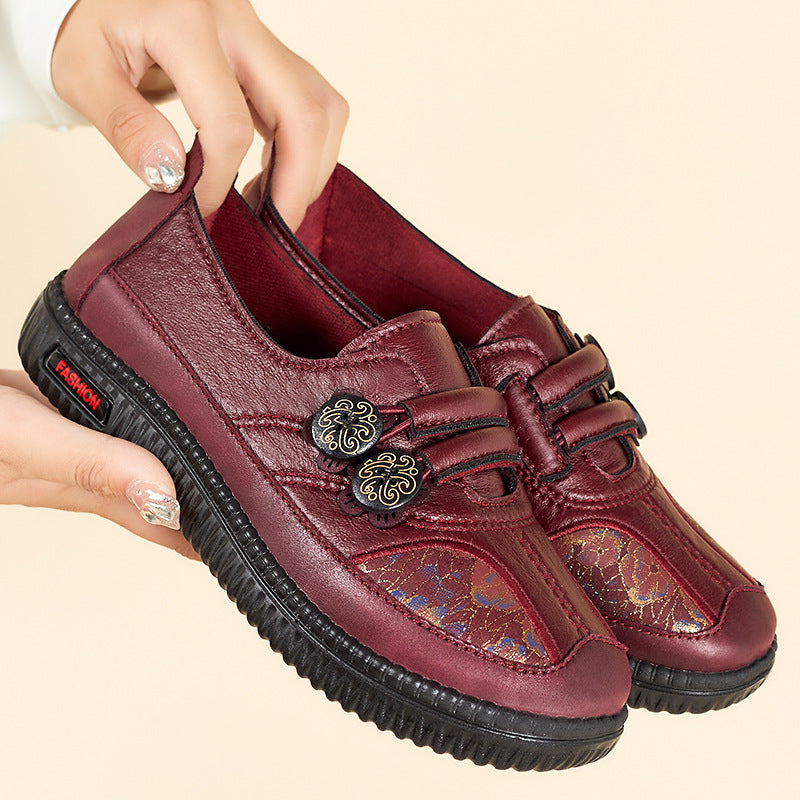 Comfortable, Soft and Durable Breathable Embroidered Shoes-ABOXUN