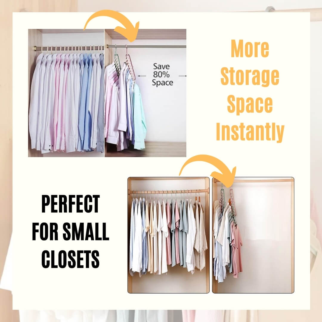 🔥70% OFF TODAY🔥 Space Saving Clothes Hangers-ABOXUN