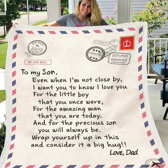 🎁Daughter's Gift - Letter Blanket Gift- Sweet Words To My Daughter (49% OFF TODAY)-ABOXUN