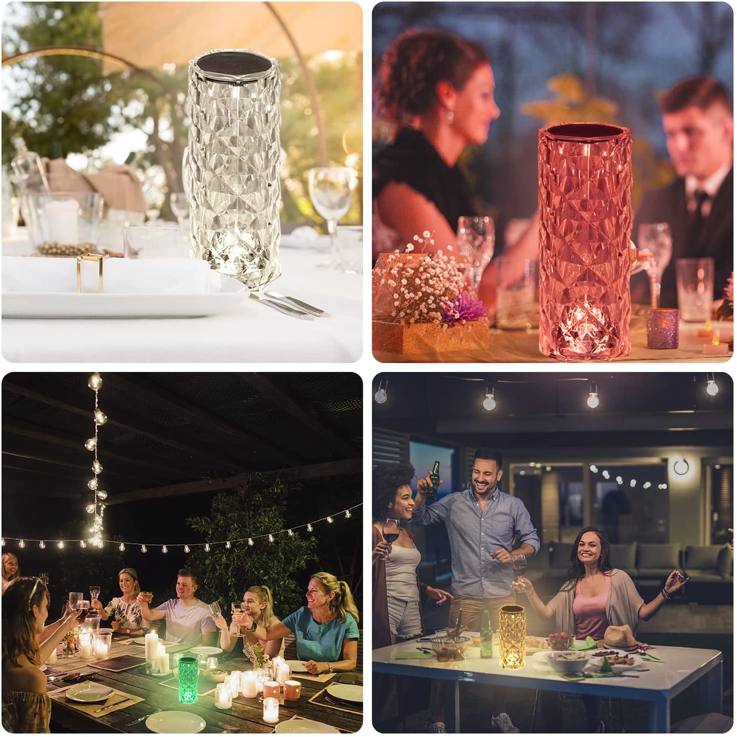 🎁Summer Hot Sale- 49% OFF🎁Touching Control Rose Crystal Lamp - Buy 2 Free Shipping