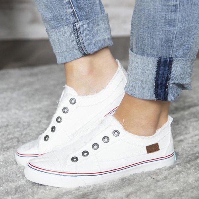 Women's Black Sneakers Jester Red Play Sneakers-ABOXUN