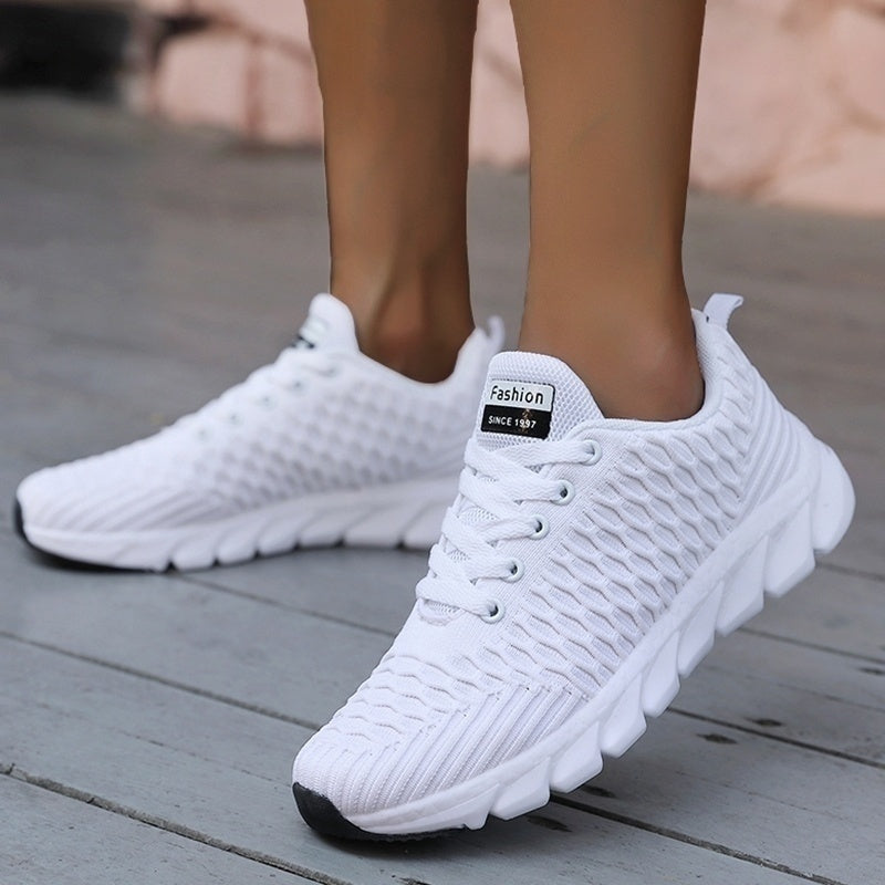 Ladies Flyknit Lightweight Walking Shoes-ABOXUN
