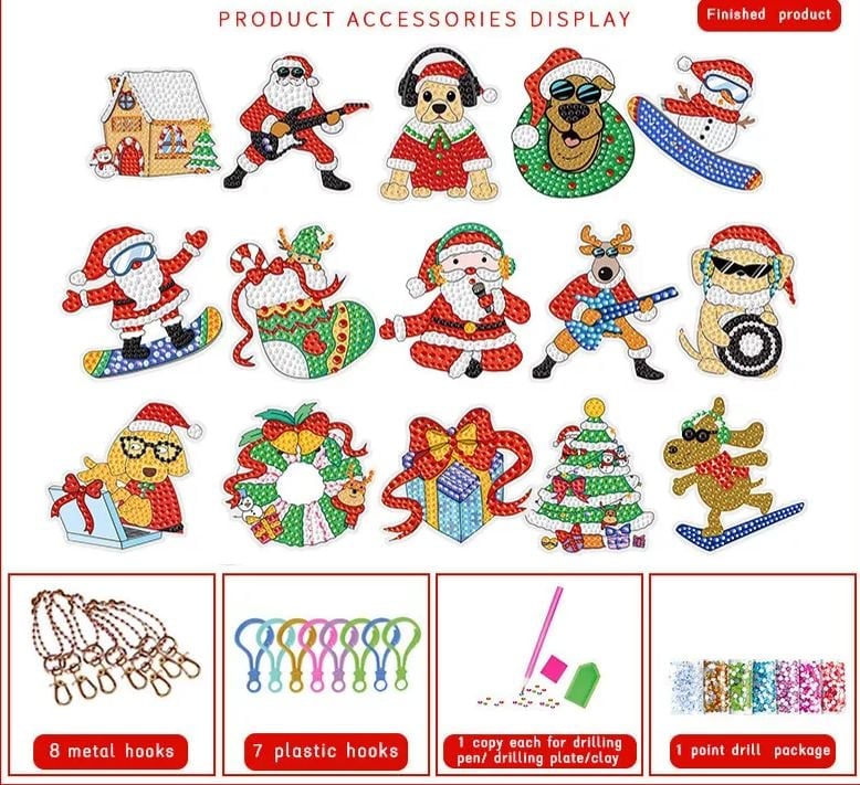 🎁2023 NEW PRODUCT🎁Christmas DIY Diamond Painting Pendant