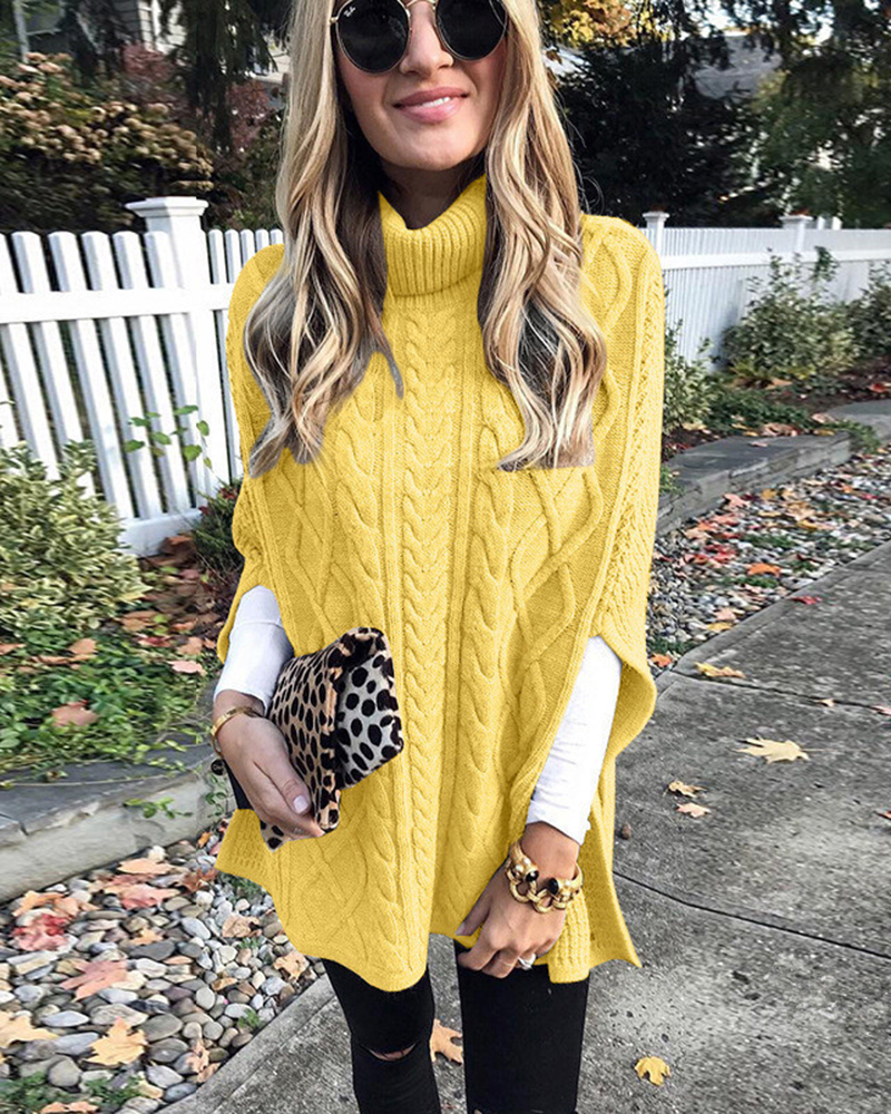 Retro Thick Stitch Casual Sweater-ABOXUN