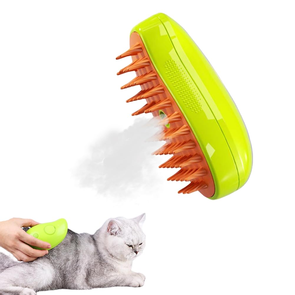 🔥HOT SALE NOW 49% OFF 🎁-3 In1 Cat Steamy Brush