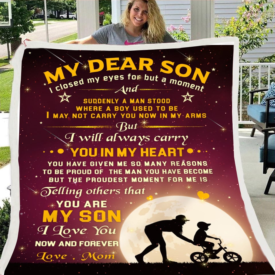 🎁Son's Gift - Warm Gift Blanket (49% OFF TODAY)-ABOXUN