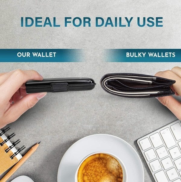 🔥Blowout Sale - 49% OFF-RFID Aluminum Alloy Anti-theft Wallet(Credit Cards Holds)-BUY MORE SAVE MORE🥰🥰🥰