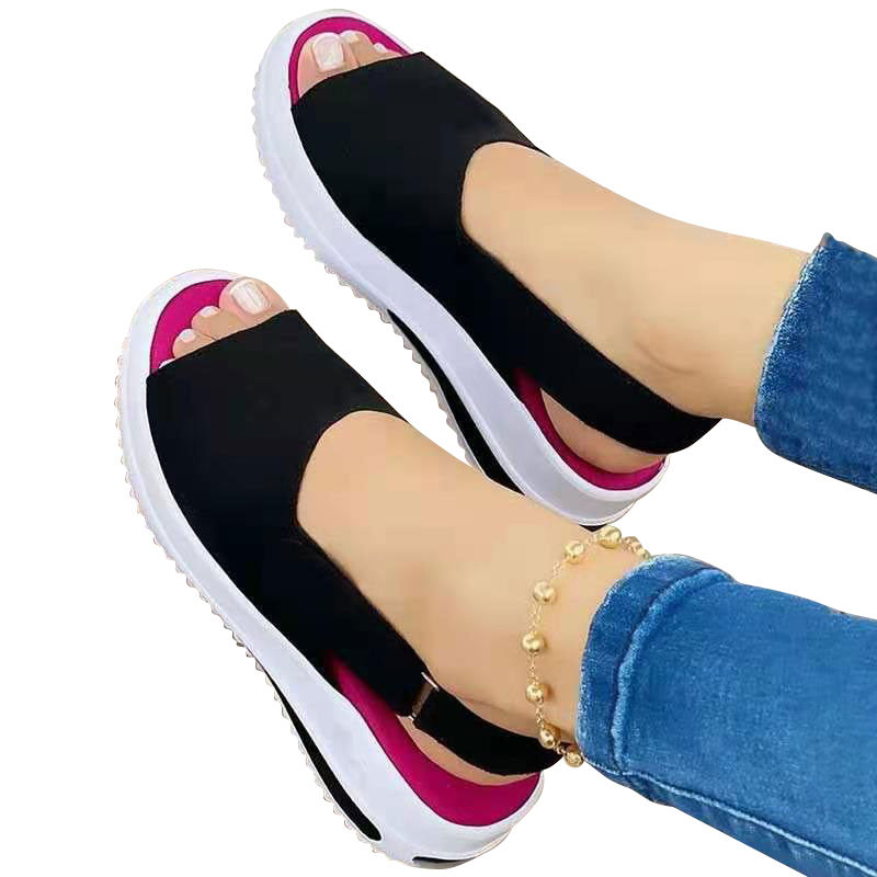 Women's Comfy Sports Knit Sandals-ABOXUN
