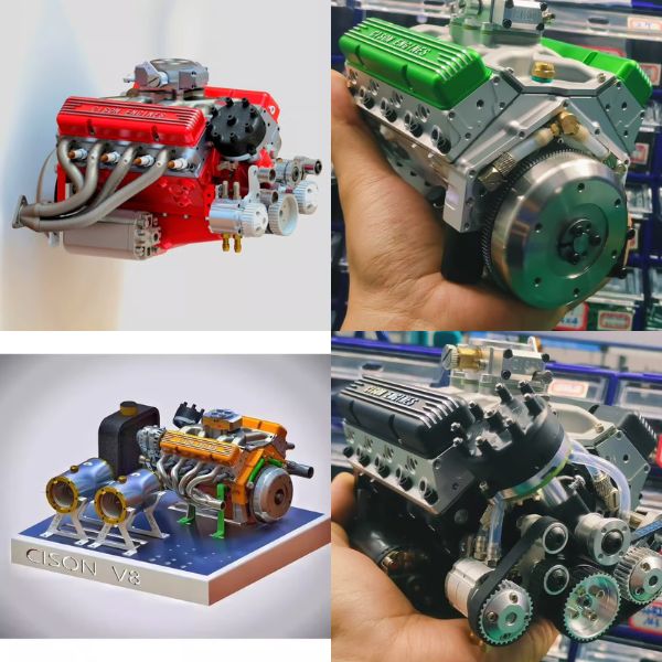 🔥Last 4 hours Sale: Save 89%-Gasoline OHV V8 Small-block Engine Model Kits