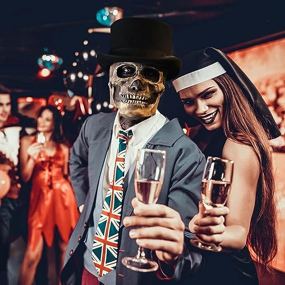 The Latest Halloween Skeleton Biochemical Mask For 2023 - 49%OFF Early-Halloween Flash Sale❗❗