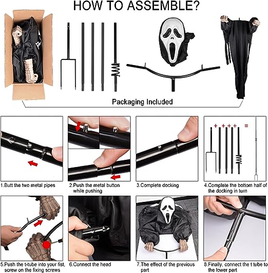 50% OFF-Halloween special offer-Scream ScareCrow(Buy 2 Free Shipping)