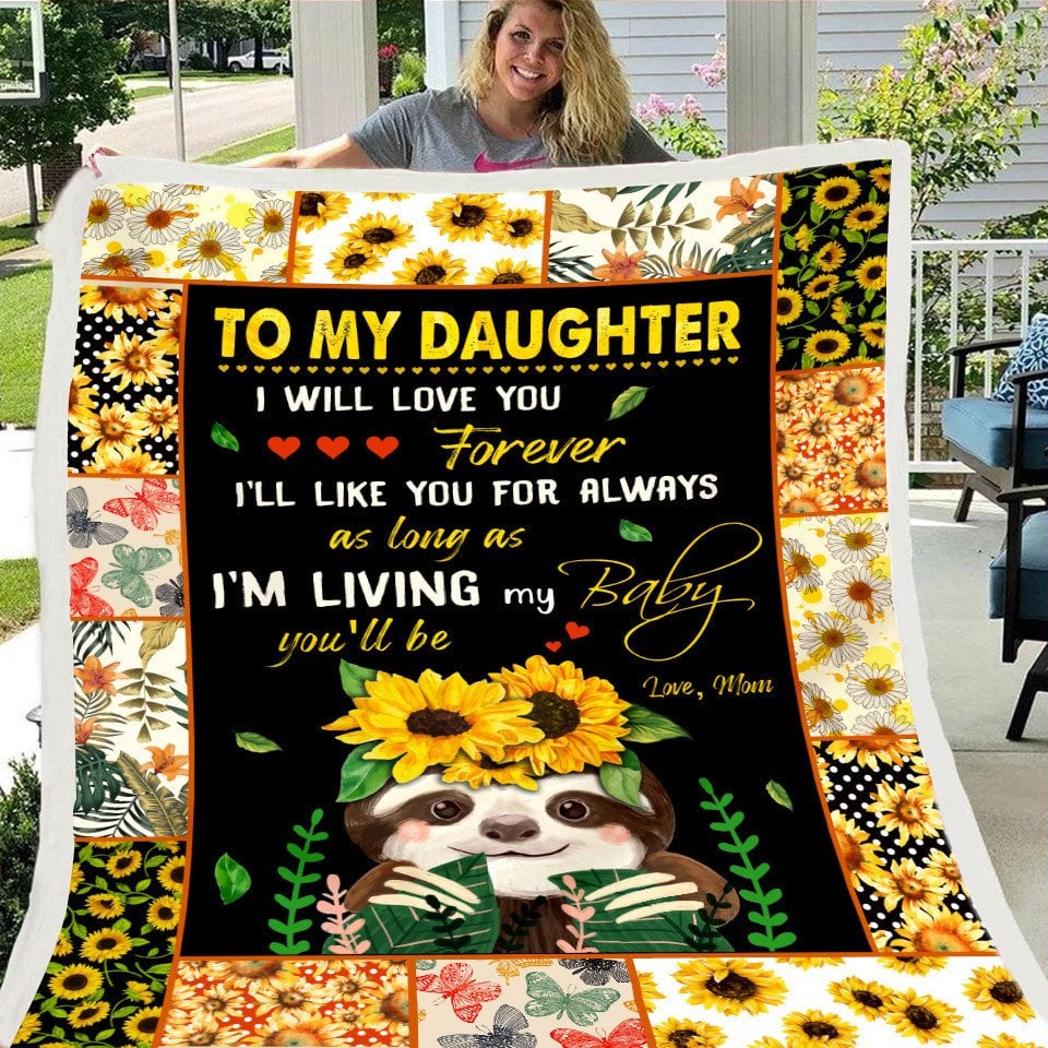 🎁Daughter's Gift - Blanket Gift- Sweet Words To My Daughter- Panda (49% OFF TODAY)-ABOXUN