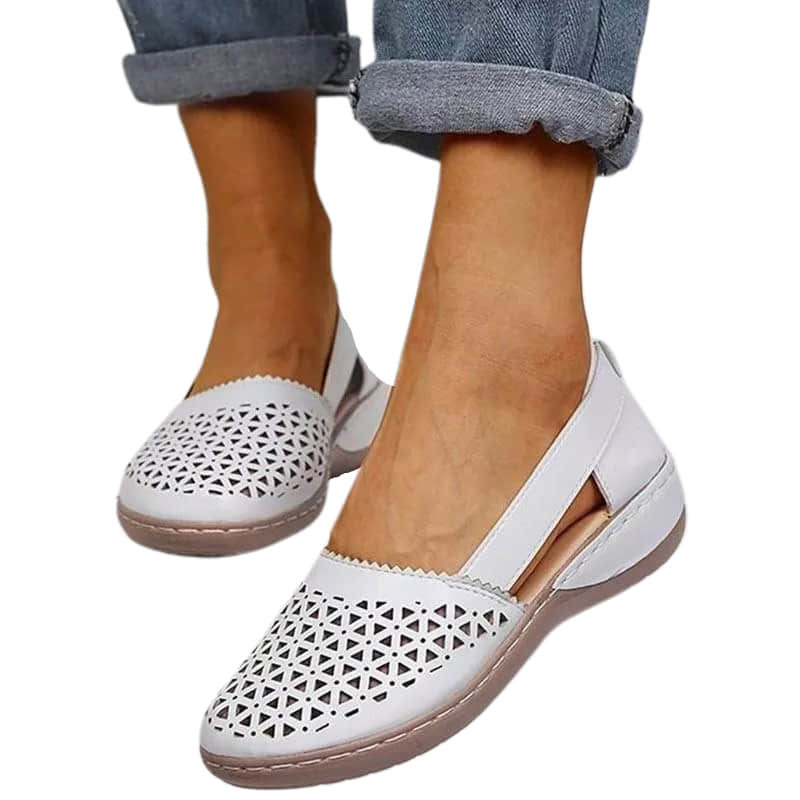 Women Wedges Orthopedic Hollow Out Vintage Sandals-ABOXUN