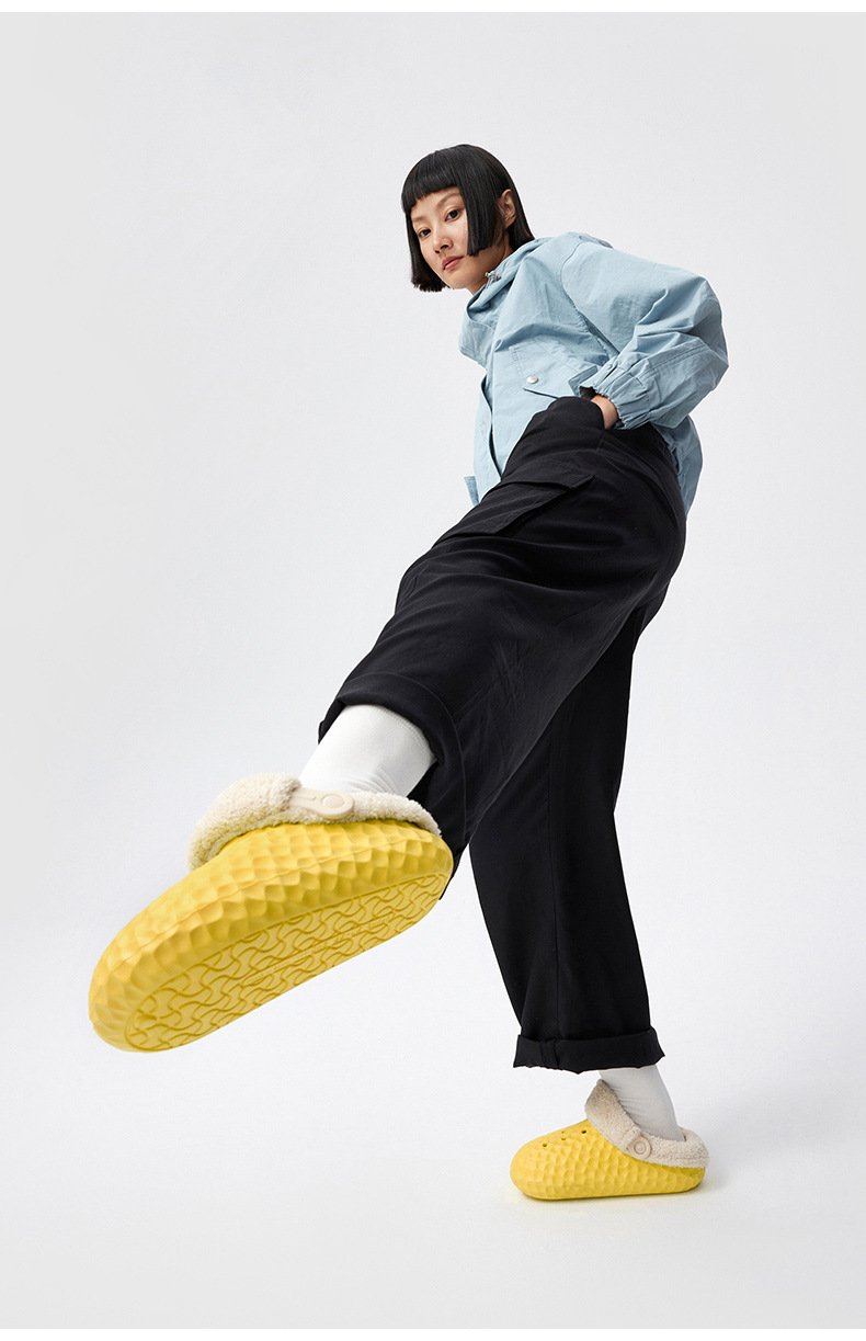 Removable Outer Wear Non-slip Waterproof Cotton Slippers-ABOXUN