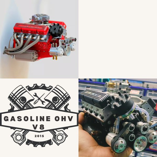 🔥Last 4 hours Sale: Save 89%-Gasoline OHV V8 Small-block Engine Model Kits