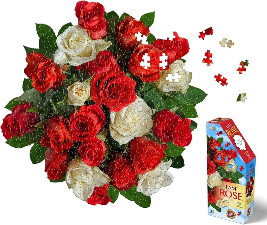 Madd Capp: I Am Rose - 350 Piece Jigsaw Puzzle- 8003 &ndash; Ages 10+, Unique  Floral-Shaped Border, Challenging Random Cut, Includes Educational Madd  Capp ...