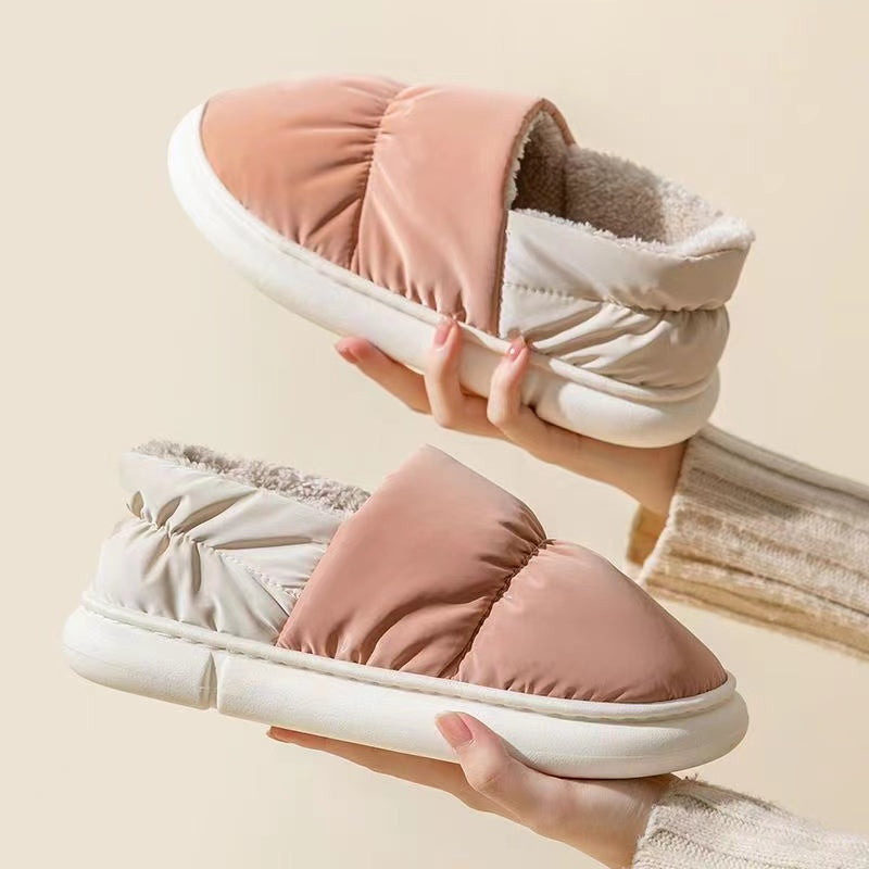 Women's Winter Non-slip Waterproof Vamp Cotton Shoes-ABOXUN