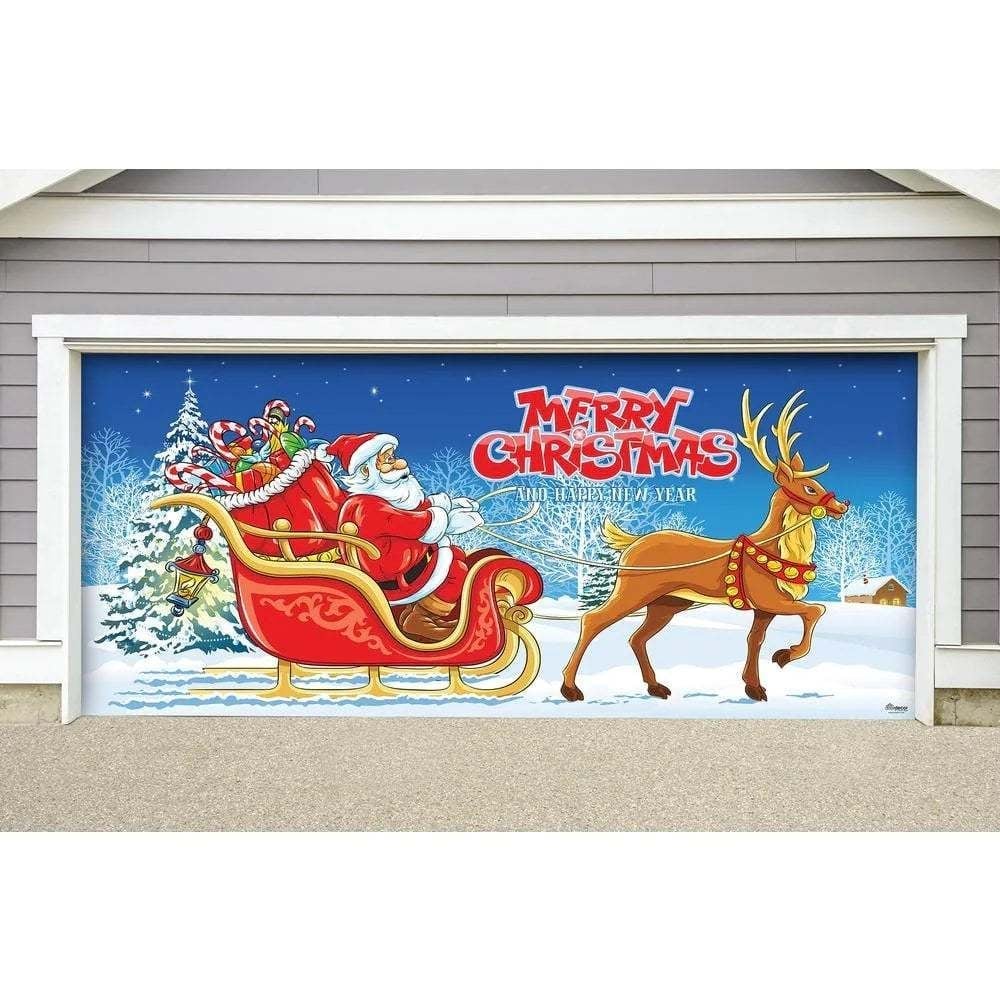 (🎁2022-CHRISTMAS HOT SALE- 40% OFF🎁) CHRISTMAS CAR DOOR DECORATION-🔥BUY 2 FREE SHIPPING-ABOXUN