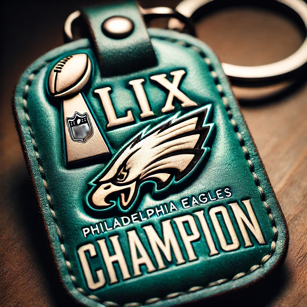 2025 Super Bowl Philadelphia Eagles Championship Keychain
