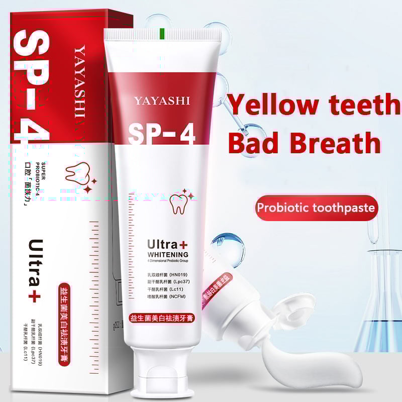 🔥2023 HOT SALE🔥 -  YAYASHI SP-4TM Probiotic Whitening Toothpaste