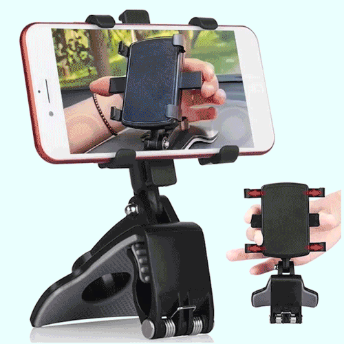 Multifunctional Dashboard Clip-on Car Phone Holder