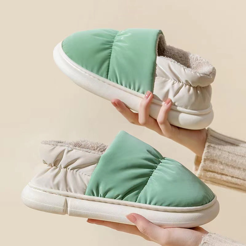 Women's Winter Non-slip Waterproof Vamp Cotton Shoes-ABOXUN