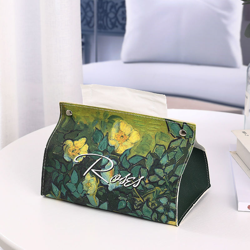 (🎄CHRISTMAS SALE NOW-48% OFF)Oil Painting Tissue Box(BUY 5 FREE SHIPPING TODAY!)-ABOXUN