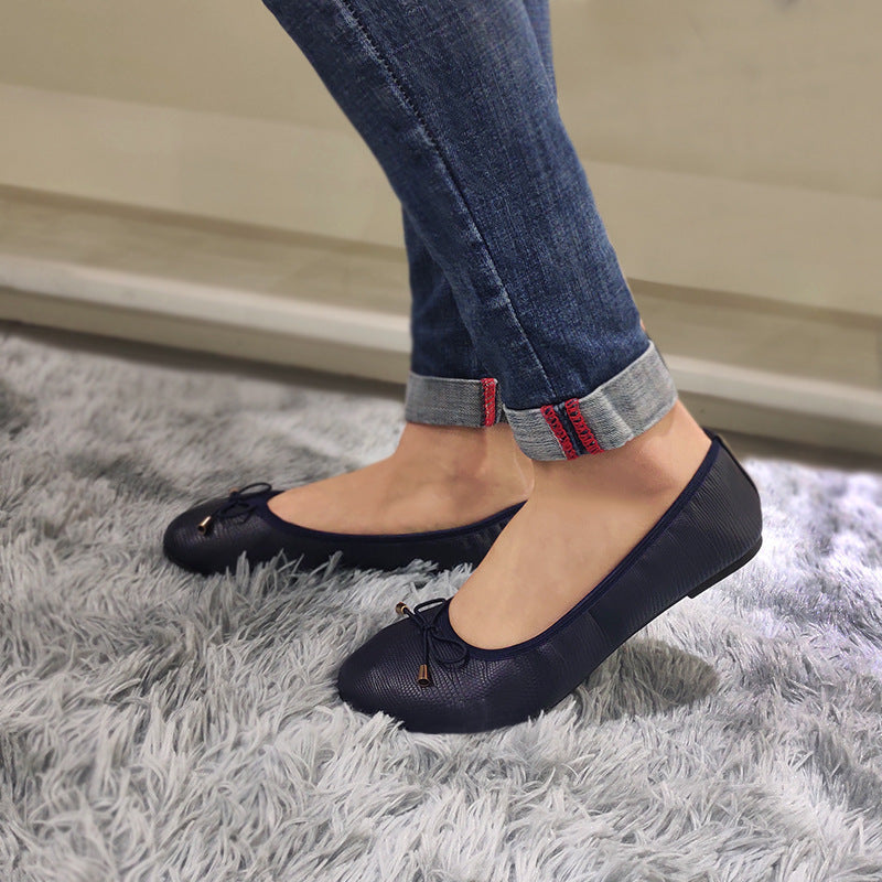 Women's Pointed-Toe Ballet Flat-ABOXUN