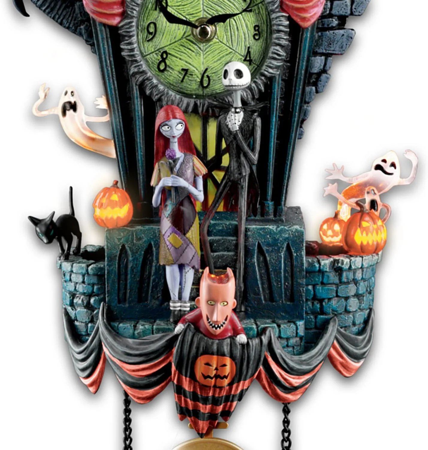 🎃Halloween Wall Clock,Nightmare Before Christmas Cuckoo Clock