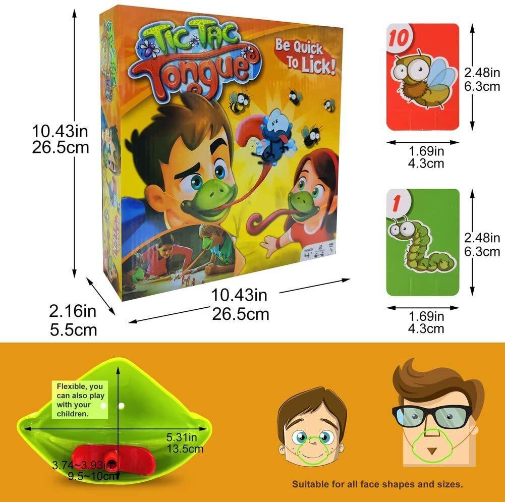 (🎄Early Christmas Sale🎄) Tic Tac Tongue Game-ABOXUN
