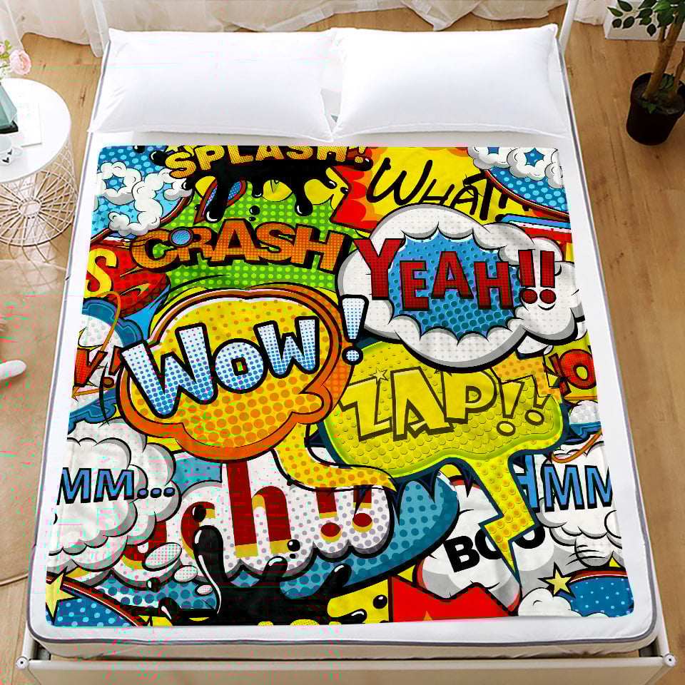 🎁Comics Gift Blanket (49% OFF TODAY)-ABOXUN