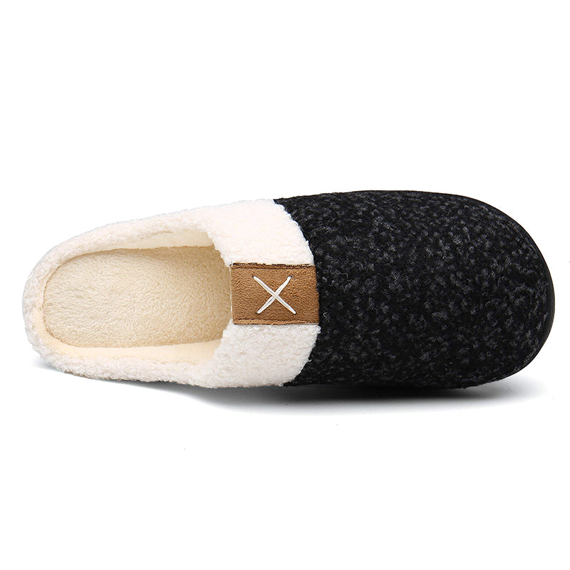 Memory foam slippers for men and women-ABOXUN