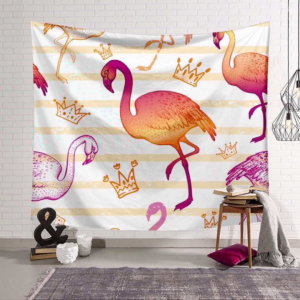 🎁Flamingo Style Wall Hanging Blanket ( 49% OFF Today )-ABOXUN