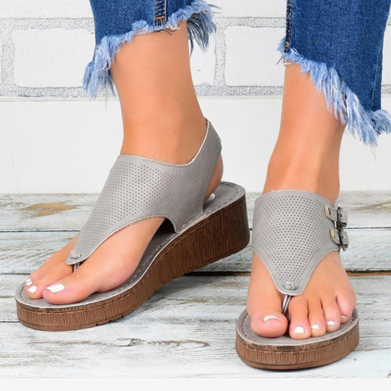 Ladies High Heel Fish Mouth Casual Sandals-ABOXUN