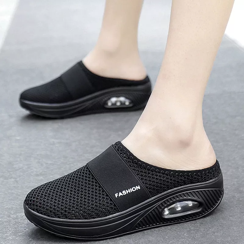 WOMEN AIR CUSHION SLIP-ON ORTHOPEDIC WALKING SHOES-ABOXUN