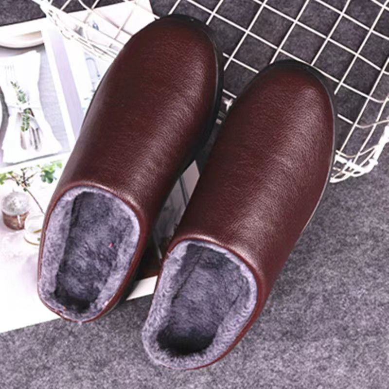 Women's Winter Warm Thick-soled Waterproof Thick-soled Slippers-ABOXUN