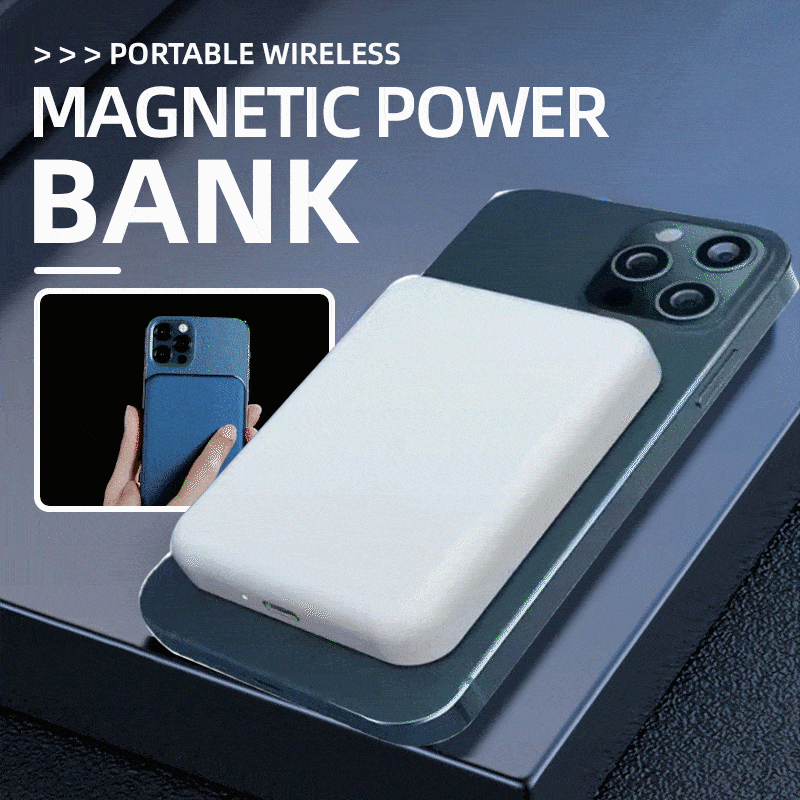 Portable Wireless Magnetic Power Bank