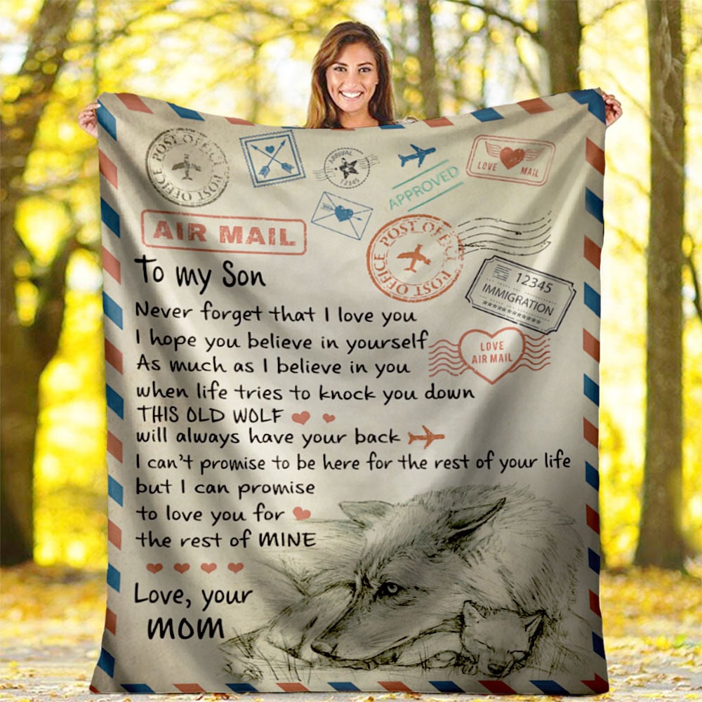 🎁Son's Gift - Warm Gift Blanket (49% OFF TODAY)-ABOXUN