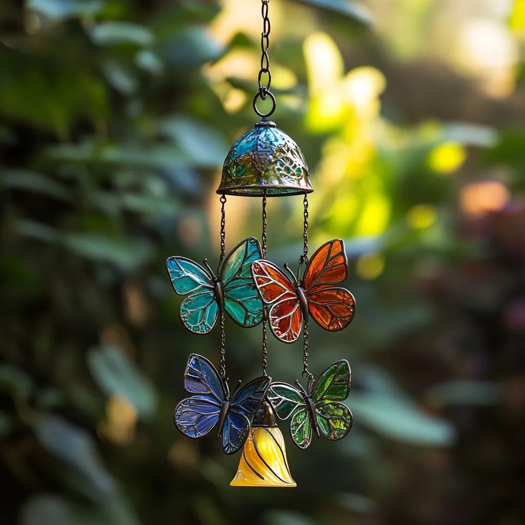 🔥Last Day: BUY 3 GET 1 FREE -🌈🦋Butterfly Wind Chime Decoration✨Handmade