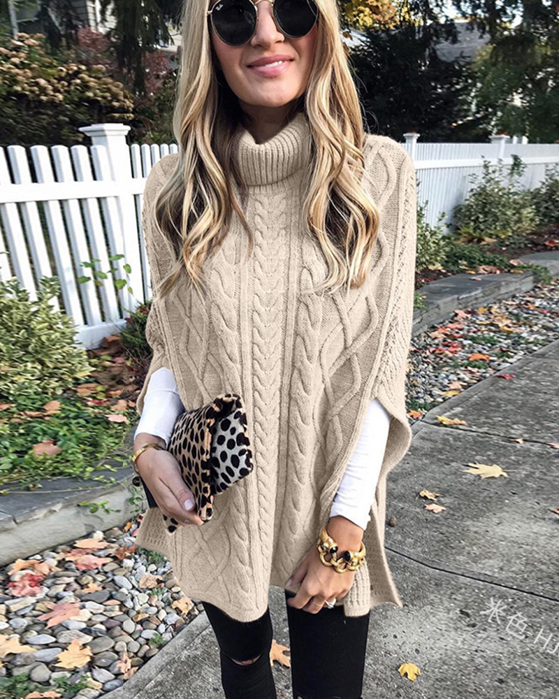 Retro Thick Stitch Casual Sweater-ABOXUN