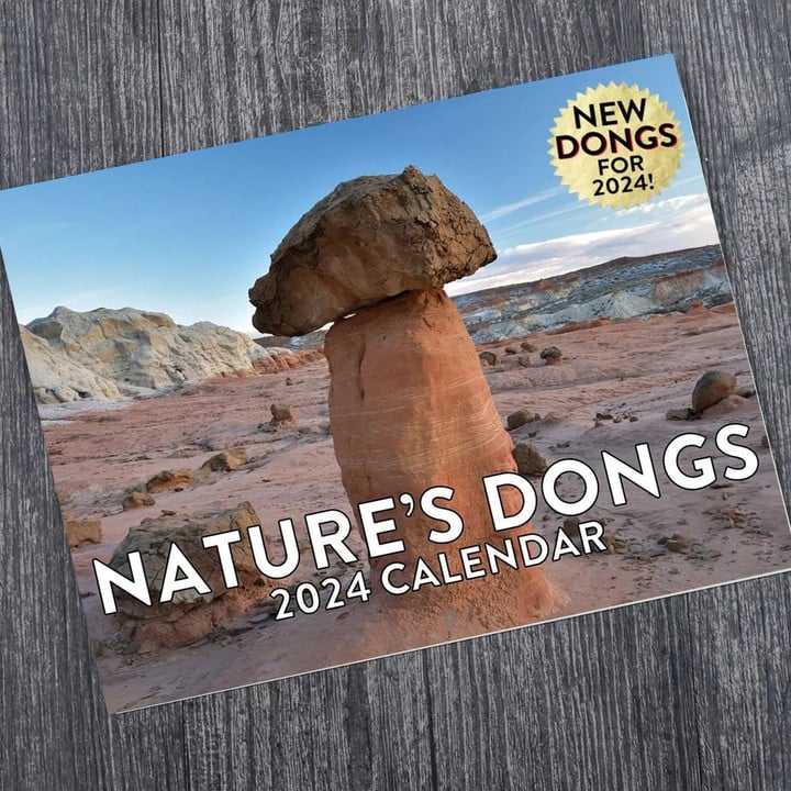 😆FUNNIEST CALENDAR OF THE CENTURY | 2024 Nature Funny Adult Shaped Pics Calendar