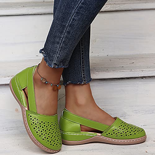🔥LAST DAY 68% OFF🔥Women Wedges Vintage Sandals,  Comfy Orthopedic Walking Shoes-ABOXUN