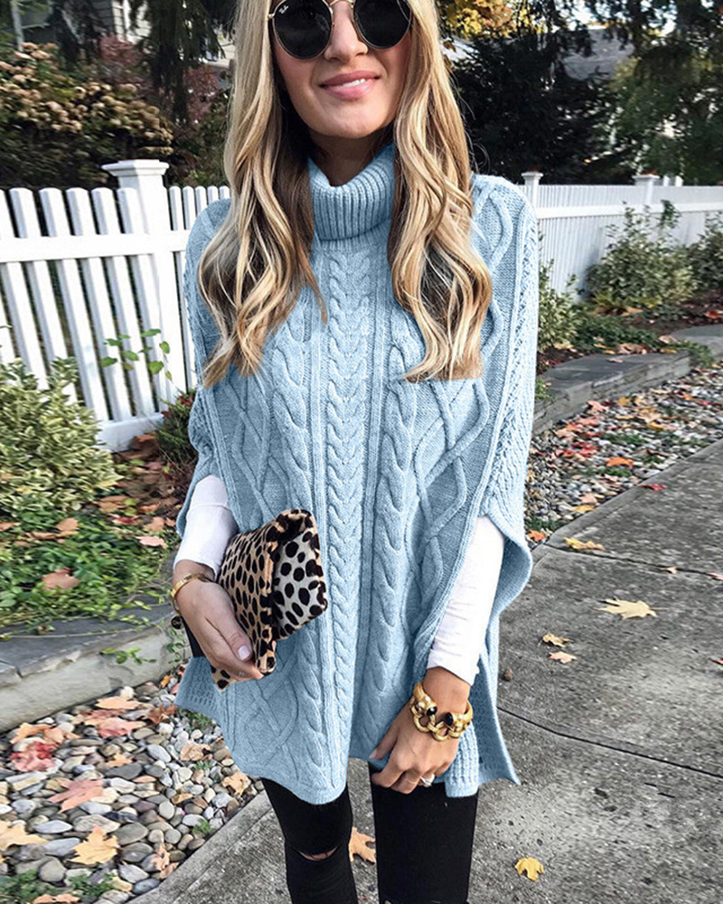 Retro Thick Stitch Casual Sweater-ABOXUN