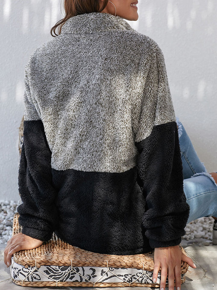 Fashion Casual Plush Pullover Sweater-ABOXUN