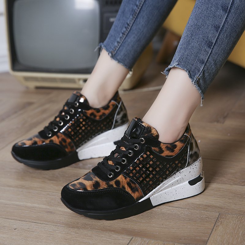 women's chunky heel rhinestone casual shoes-ABOXUN