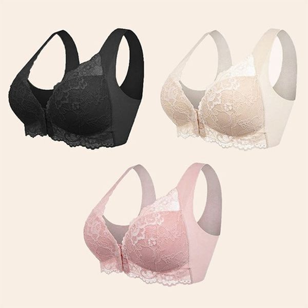 Front Closure 5D Shaping Push Up Bra – Seamless, Beauty Back, Comfy-ABOXUN