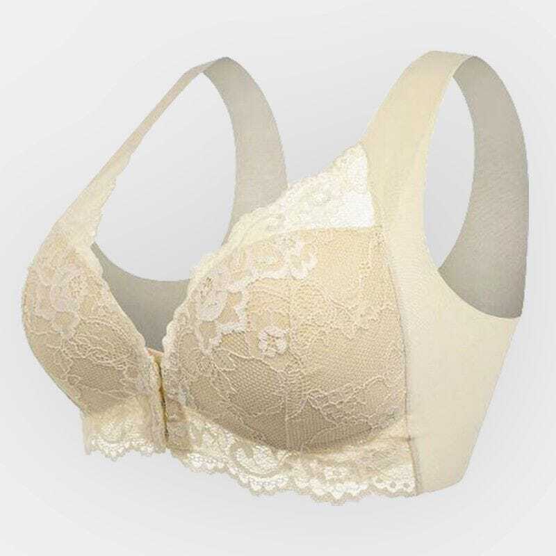 Front Closure 5D Shaping Push Up Bra – Seamless, Beauty Back, Comfy-ABOXUN