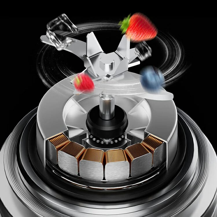 Portable Wireless Blender: 10-Blade USB Travel Juice Cup with Powerful 3000mAh Rechargeable Battery