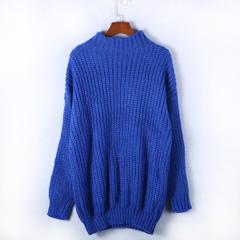 Casual Turtul Neck Twist Sweater-ABOXUN