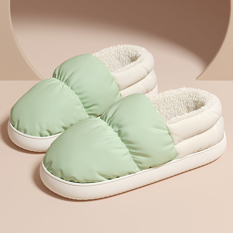 Women's Winter Non-slip Waterproof Vamp Cotton Shoes-ABOXUN